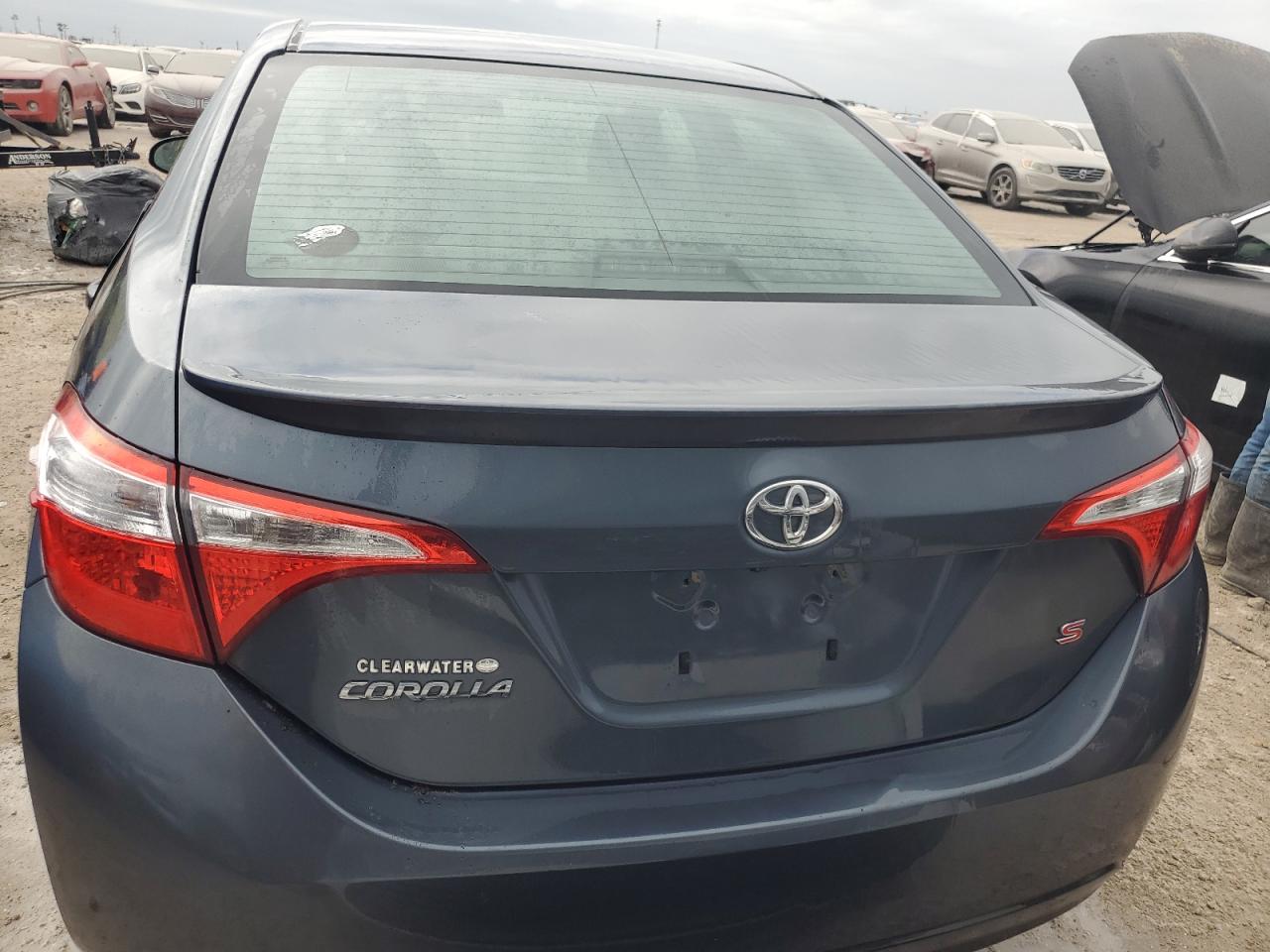 2015 Toyota Corolla VIN 2T1BURHE1FC409284 Copart auction photo, water/flood damage thumbnail 6