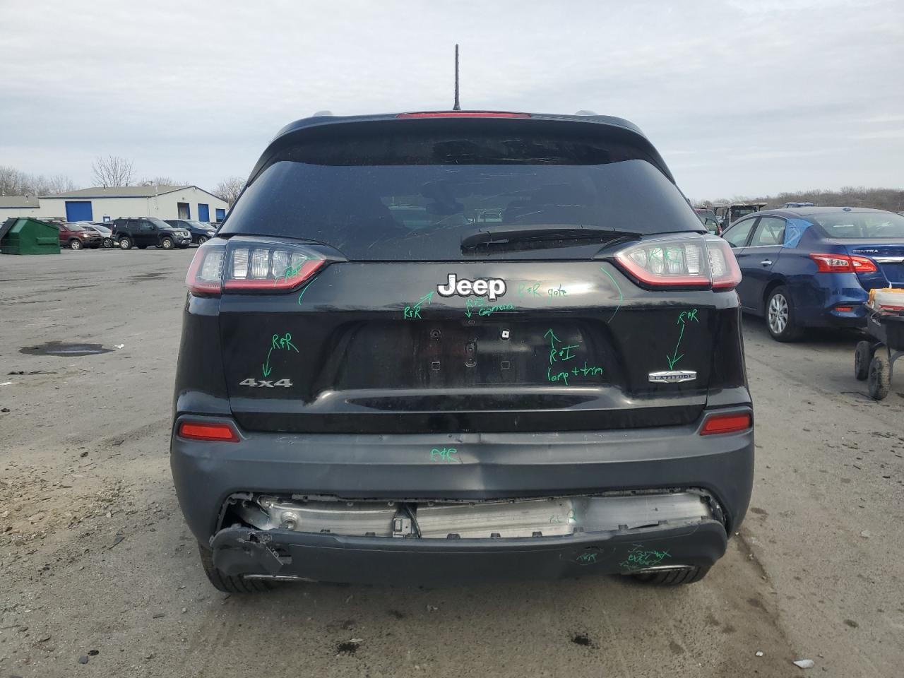 2019 Jeep Grand Cherokee VIN 1C4PJMLN0KD213486 Copart auction photo, rear end / mechanical damage thumbnail 6