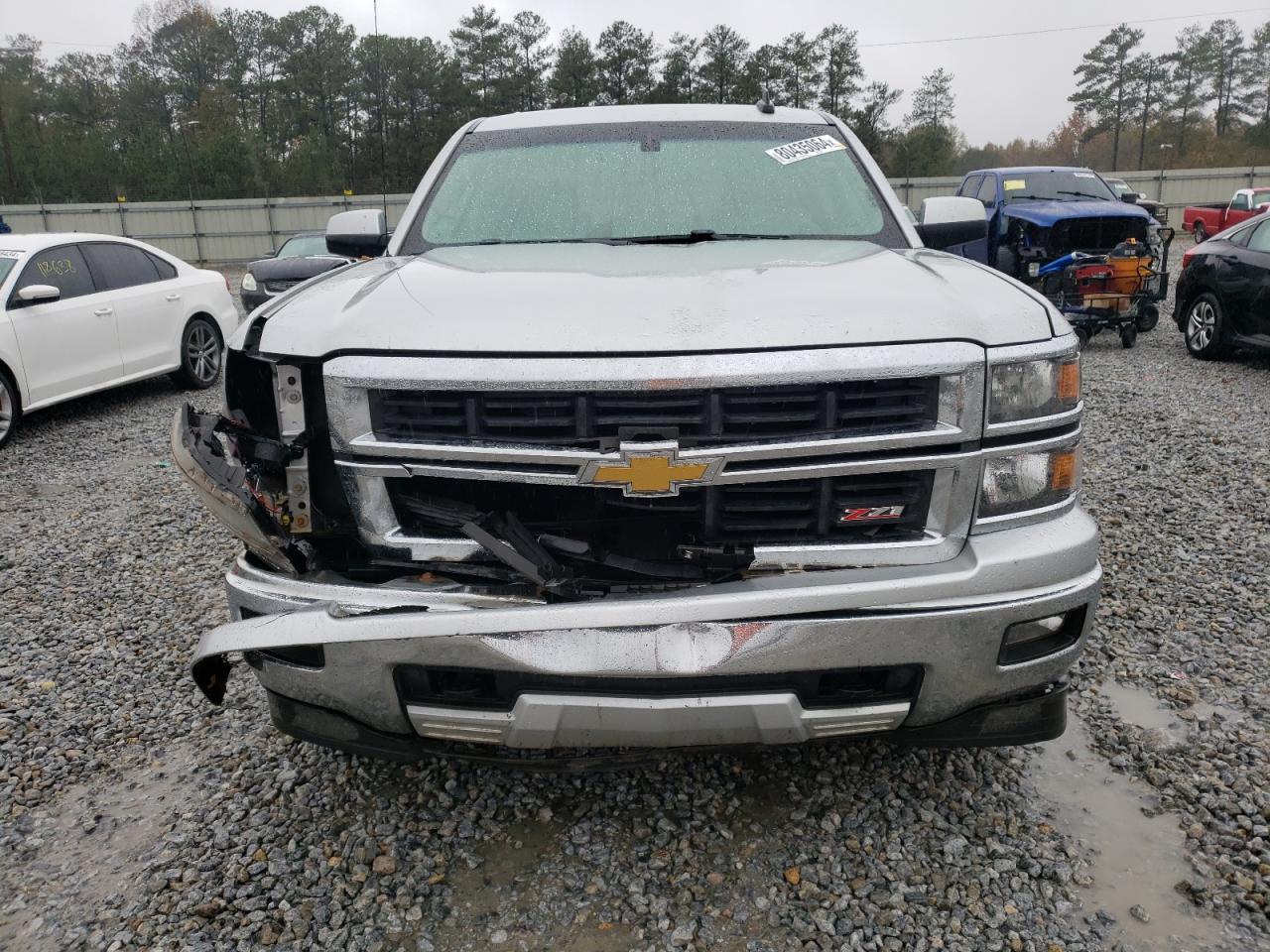 2015 Chevrolet Silverado VIN 3GCUKREC9FG241644 Copart auction photo, front end damage thumbnail 5