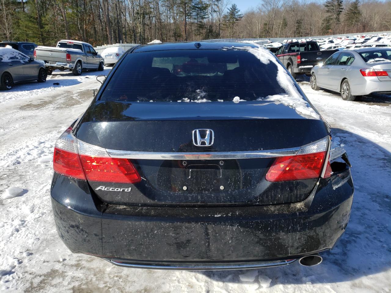 2014 Honda Accord VIN 1HGCR2F88EA295332 Copart auction photo, front end / rear end damage thumbnail 6