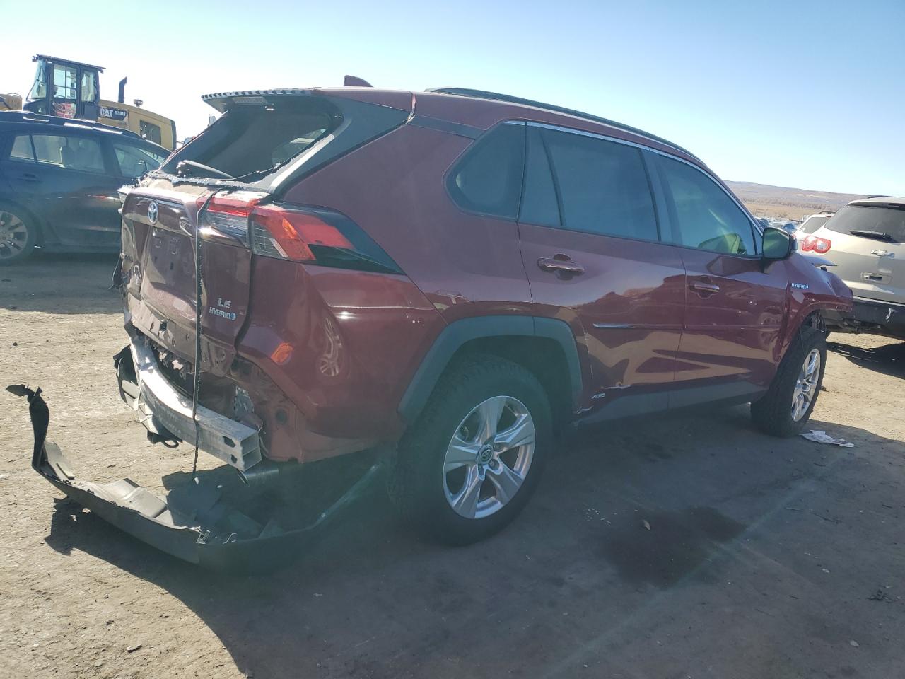 2020 Toyota RAV 4 VIN JTMLWRFV4LD046186 Copart auction photo, all over damage thumbnail 3