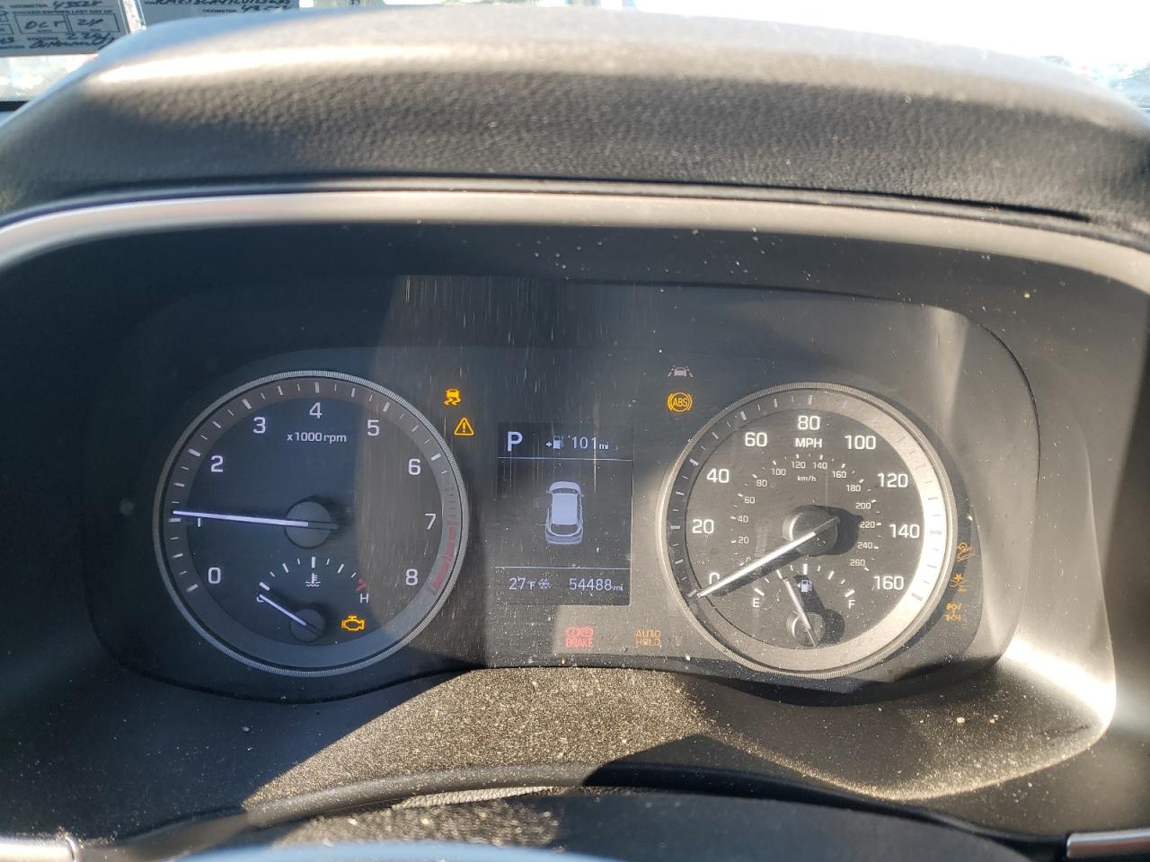 2020 Hyundai Tucson VIN KM8J3CA47LU123639 Copart auction photo, front end / rear end damage thumbnail 9