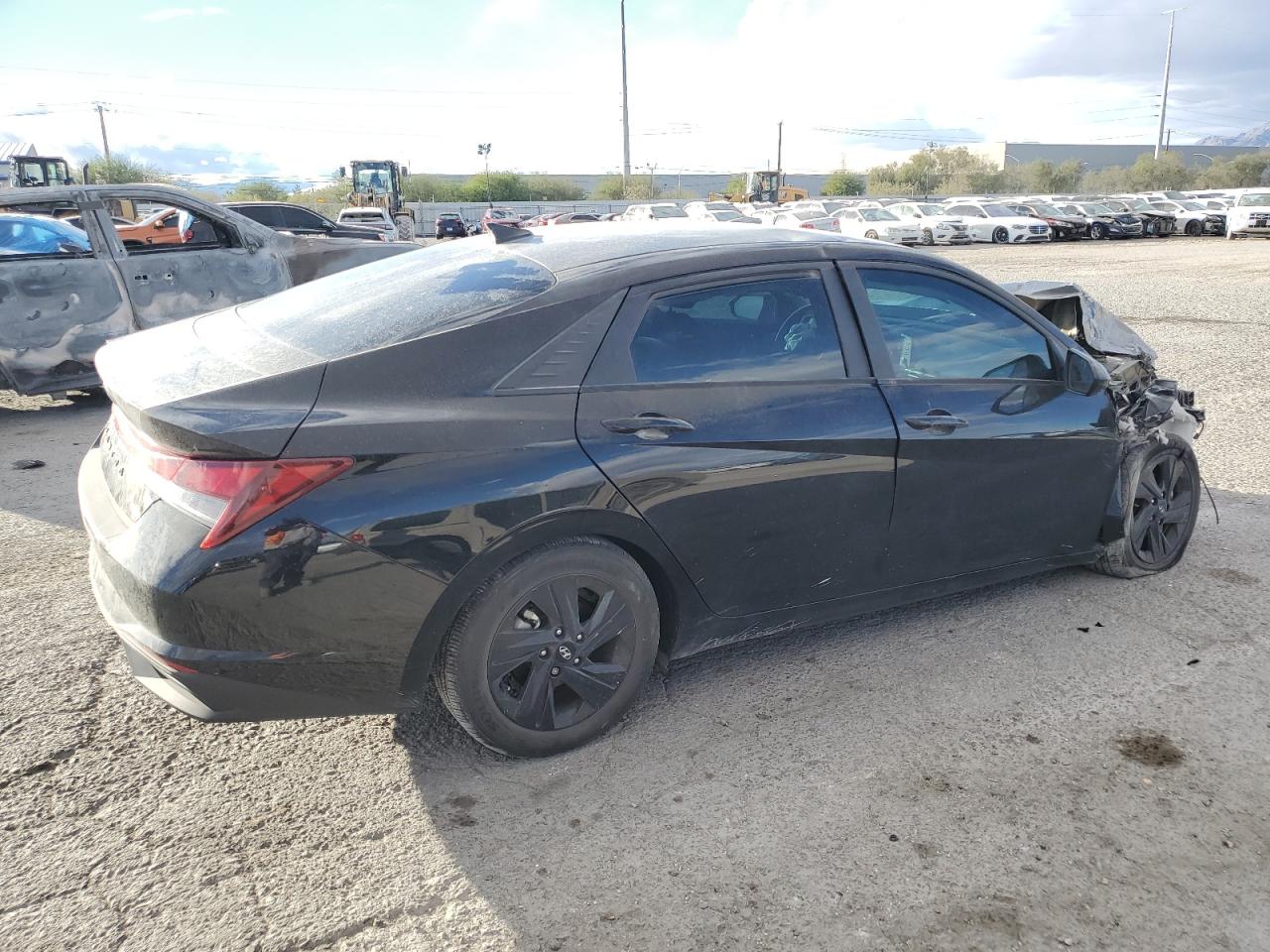 2022 Hyundai Elantra VIN KMHLM4AGXNU313573 Copart auction photo, front end damage thumbnail 3