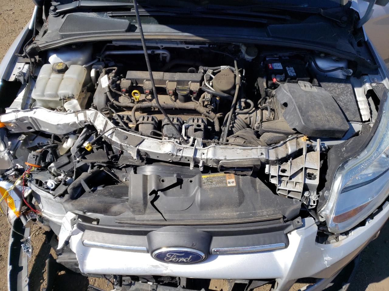 2014 Ford Focus VIN 1FADP3F28EL151882 Copart auction photo, front end / minor dent/scratches damage thumbnail 12