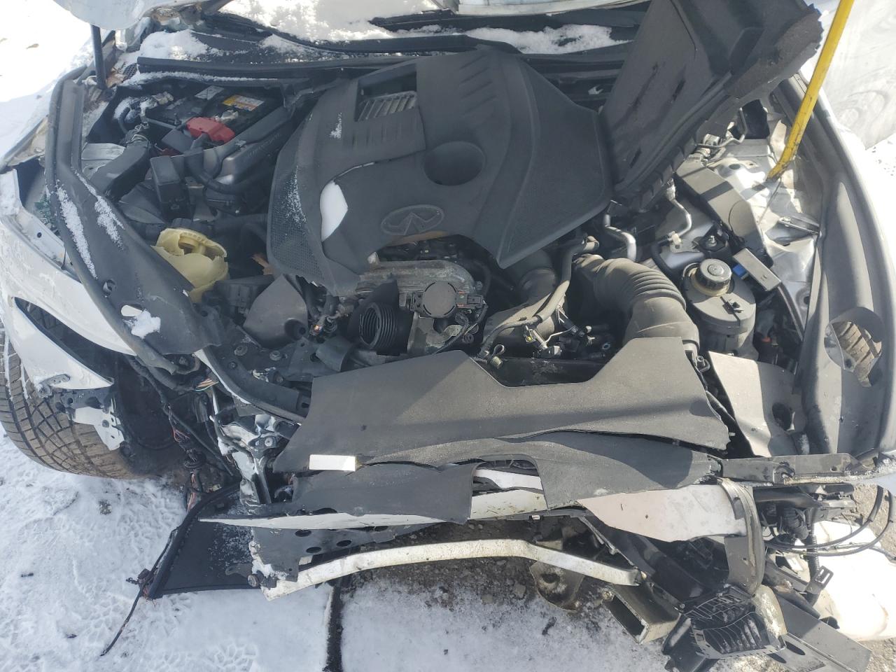 2017 Infiniti Q60 VIN JN1CV7EL0HM320775 Copart auction photo, front end damage thumbnail 12