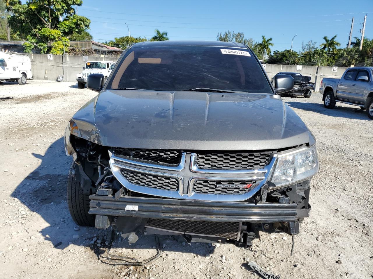 2013 Dodge Journey VIN 3C4PDCAB9DT701150 Copart auction photo, front end / undercarriage damage thumbnail 5