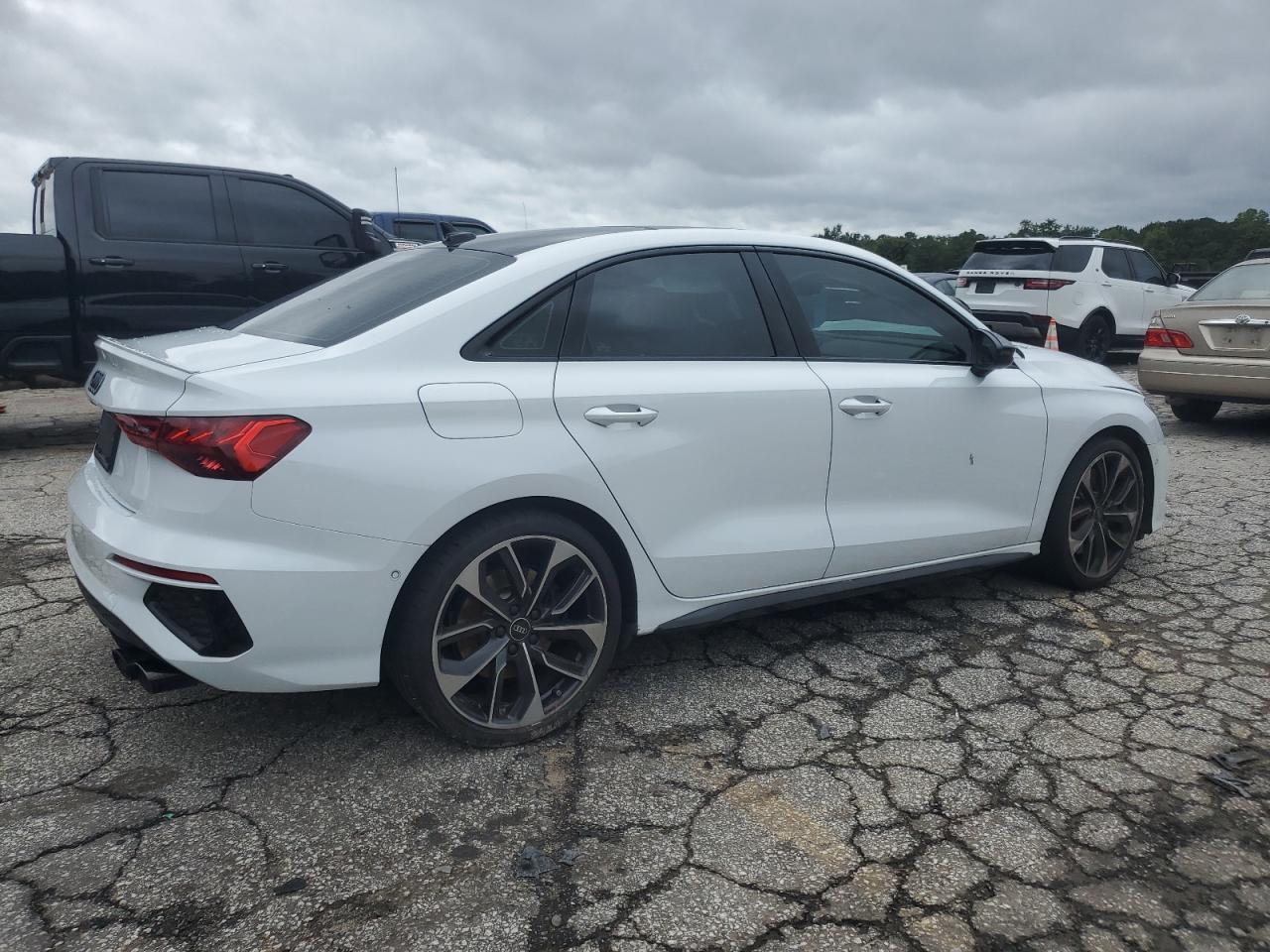 2023 Audi S3 VIN WAUH3DGY5PA054747 Copart auction photo, front end damage thumbnail 3