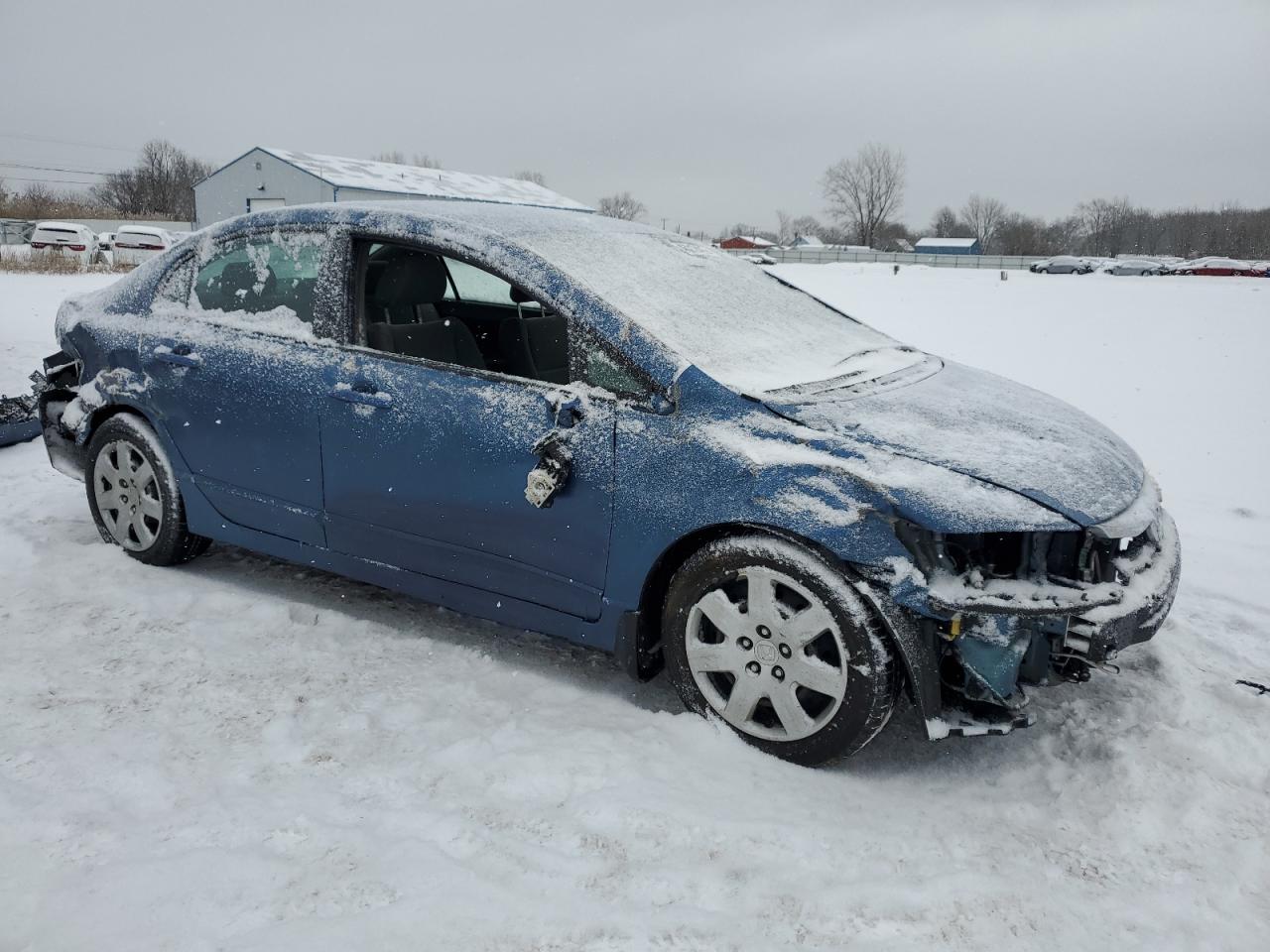2010 Honda Civic VIN 19XFA1F54AE034886 Copart auction photo, rollover damage thumbnail 4