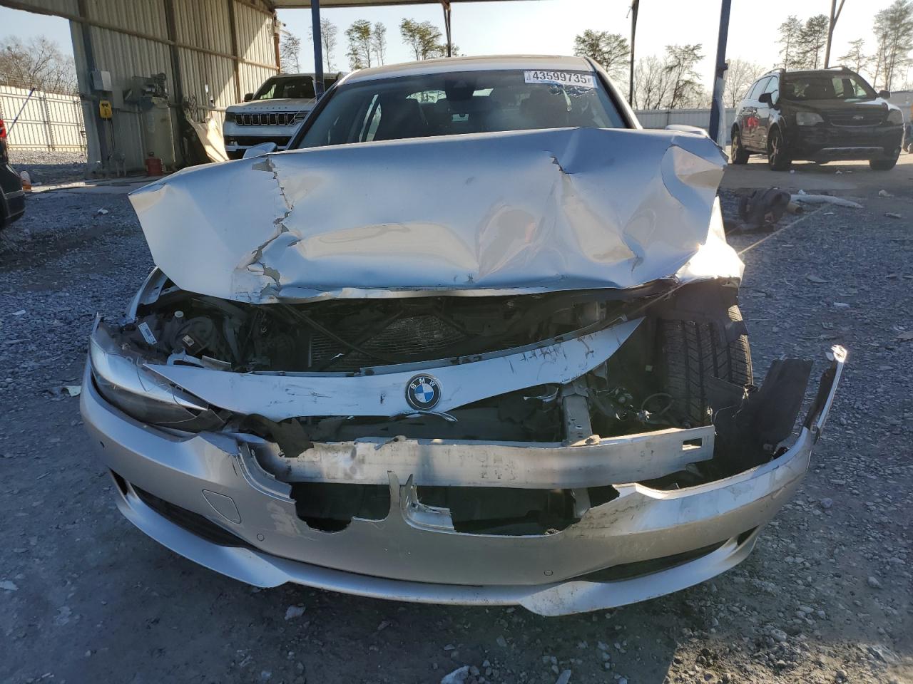 2014 BMW 3er VIN WBA3D3C54EK153824 Copart auction photo, front end damage thumbnail 5