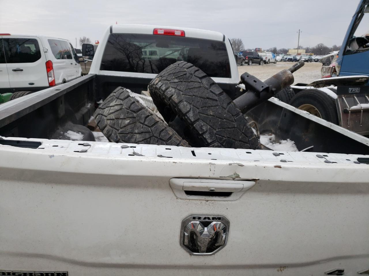 2021 RAM 3500 VIN 3C63RRHL2MG565431 Copart auction photo, rear end / side damage thumbnail 10