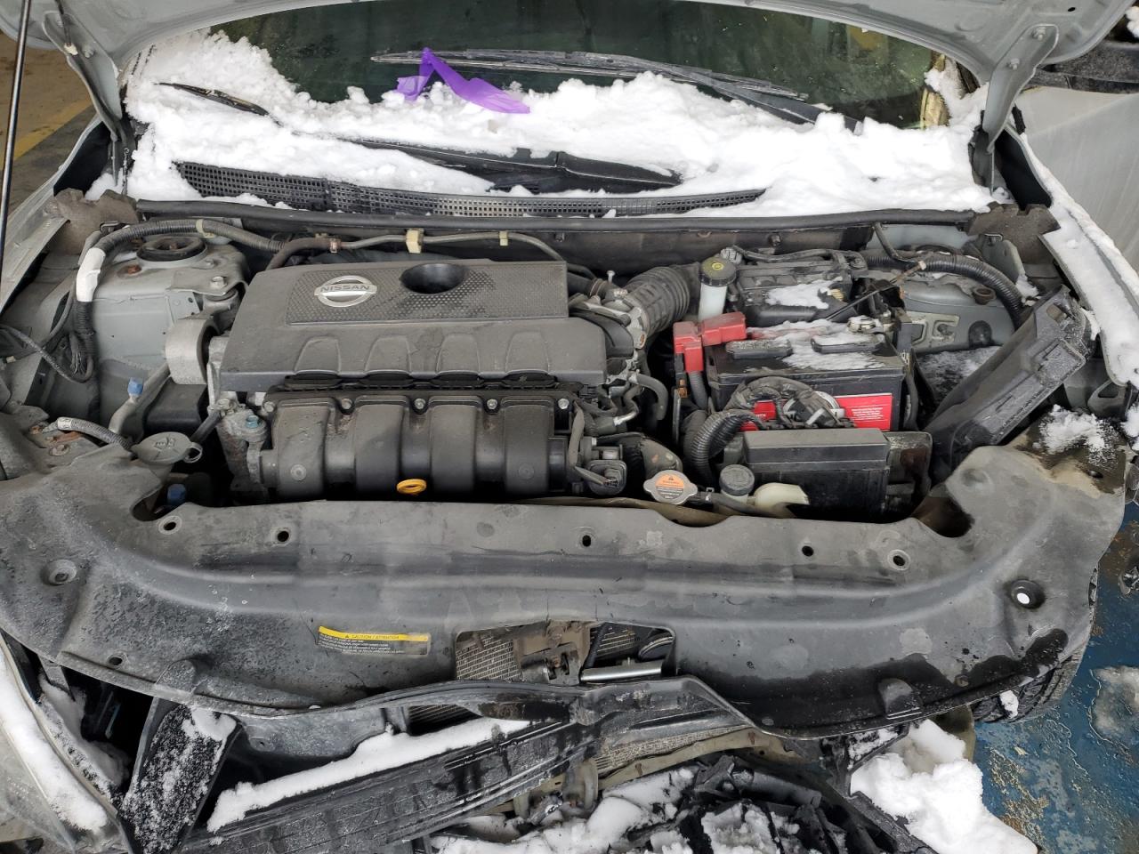 2013 Nissan Sentra VIN 1N4AB7AP0DN902455 Copart auction photo, front end damage thumbnail 12