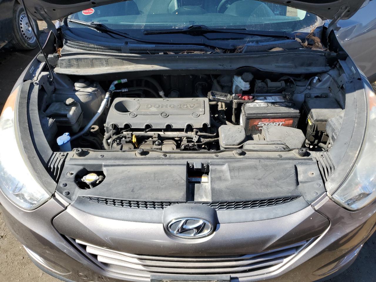 2012 Hyundai Tucson VIN KM8JU3ACXCU445650 Copart auction photo, vandalism damage thumbnail 12