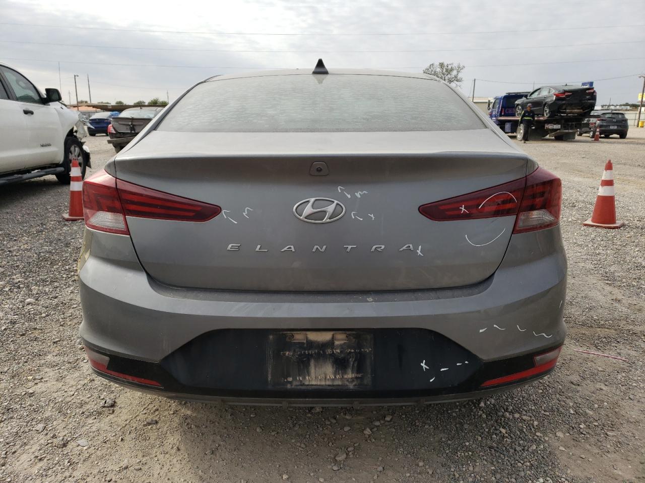 2019 Hyundai Elantra VIN 5NPD84LF3KH417670 Copart auction photo, side damage thumbnail 6