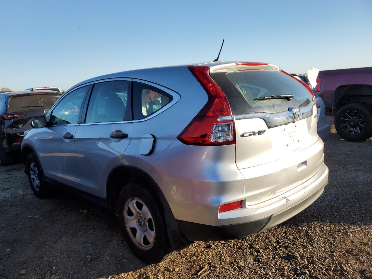 2016 Honda CR-V VIN 5J6RM4H30GL129490 Copart auction photo, side / front end damage thumbnail 2