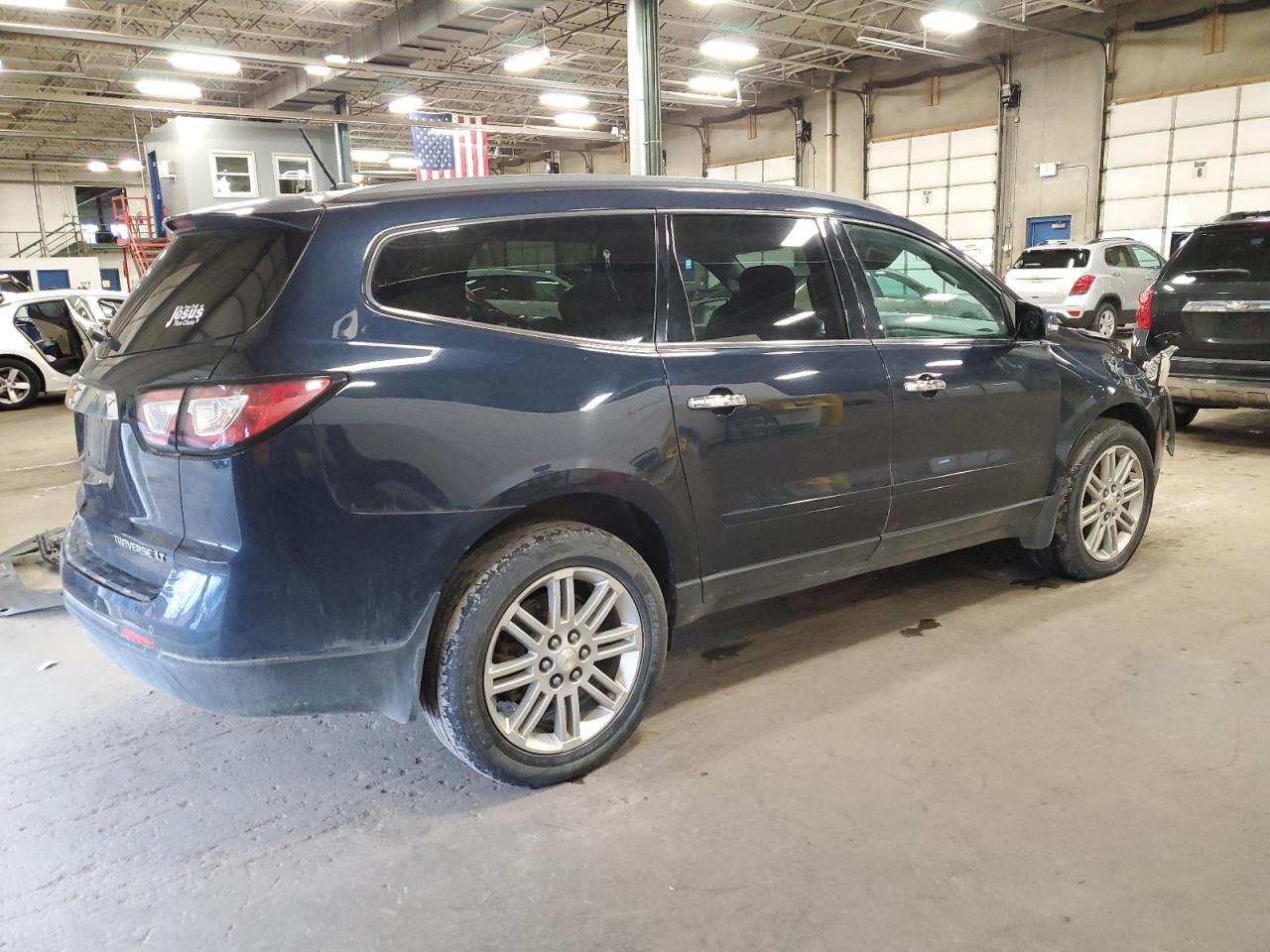 2015 Chevrolet Traverse VIN 1GNKVGKD9FJ364687 Copart auction photo, front end damage thumbnail 3