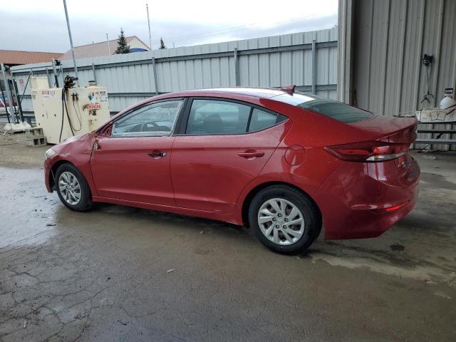 2017 Hyundai Elantra VIN KMHD74LF2HU136201 Copart auction photo, side / front end damage thumbnail 2