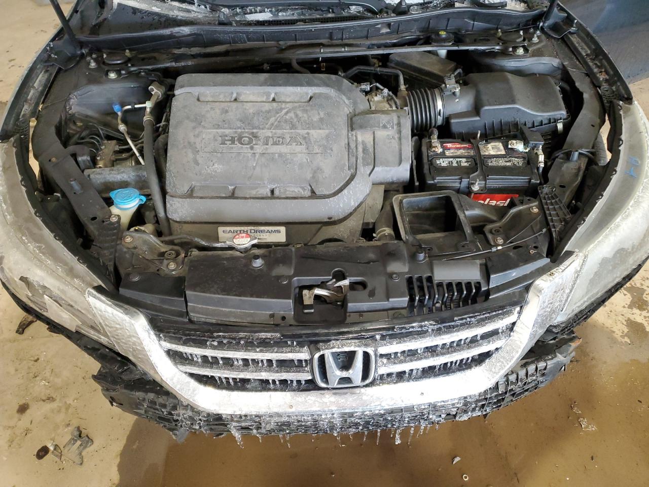 2014 Honda Accord VIN 1HGCR3F92EA042134 Copart auction photo, front end damage thumbnail 11