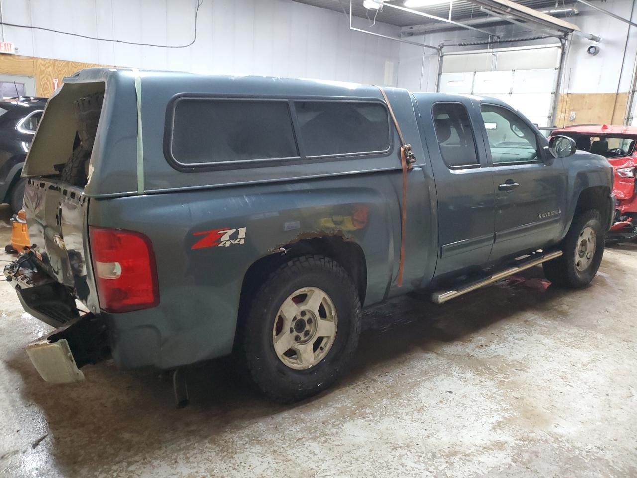 2010 Chevrolet Silverado VIN 1GCSKSE39AZ247547 Copart auction photo, rear end / undercarriage damage thumbnail 3