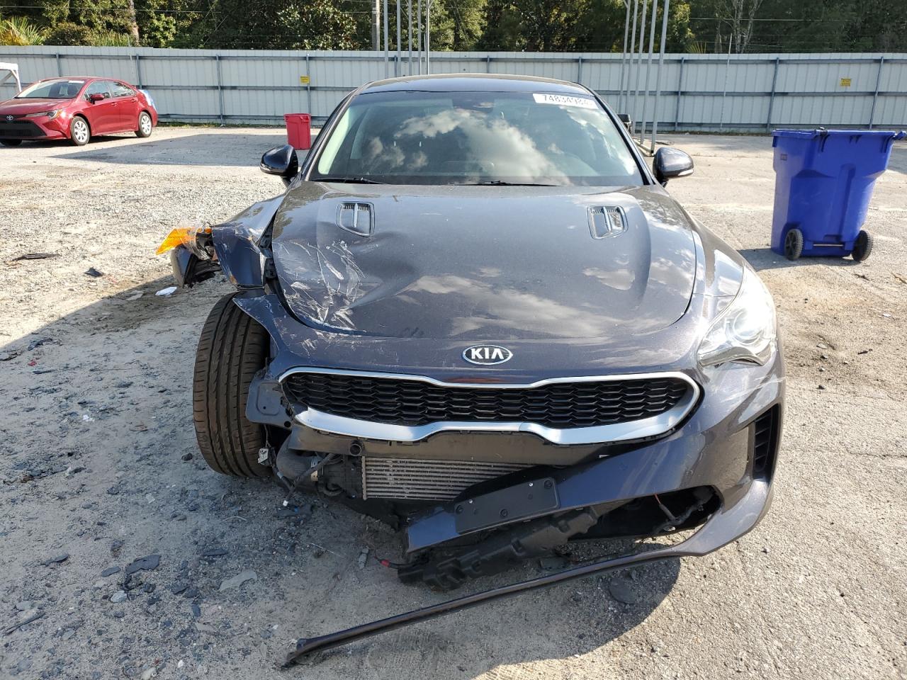 2019 KIA Stinger VIN KNAE15LA5K6068134 Copart auction photo, front end damage thumbnail 5