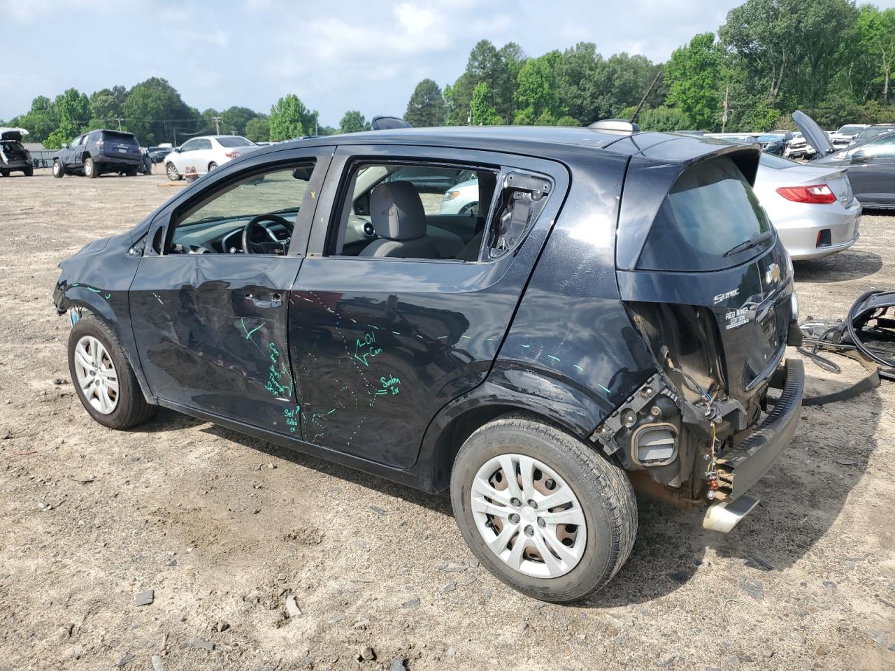 2020 Chevrolet Sonic VIN 1G1JG6SB6L4118416 Copart auction photo, all over damage thumbnail 2