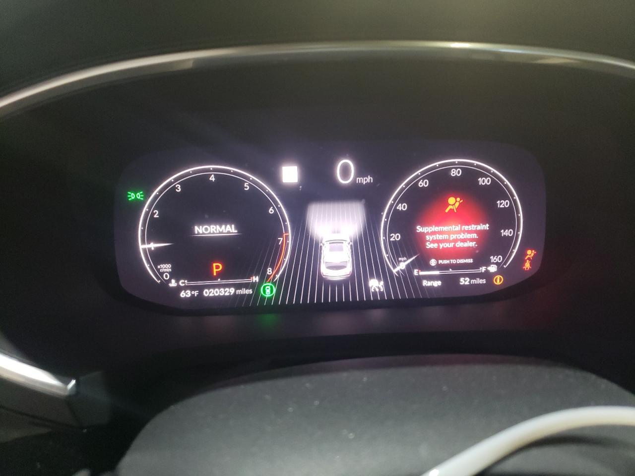 2022 Acura MDX VIN 5J8YE1H83NL011957 Copart auction photo, front end damage thumbnail 9