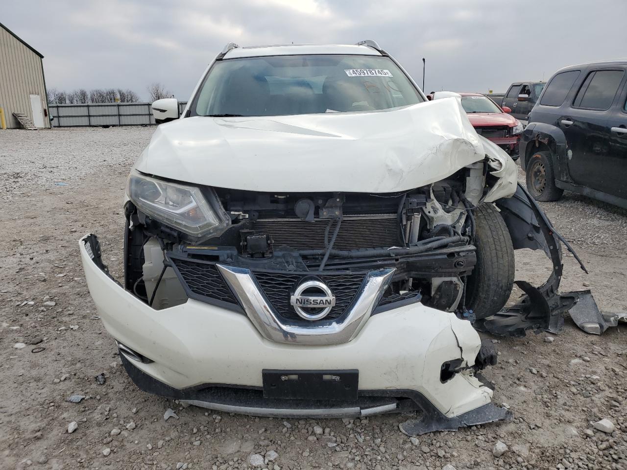 2016 Nissan Rogue VIN 5N1AT2MV5GC863216 Copart auction photo, front end damage thumbnail 5