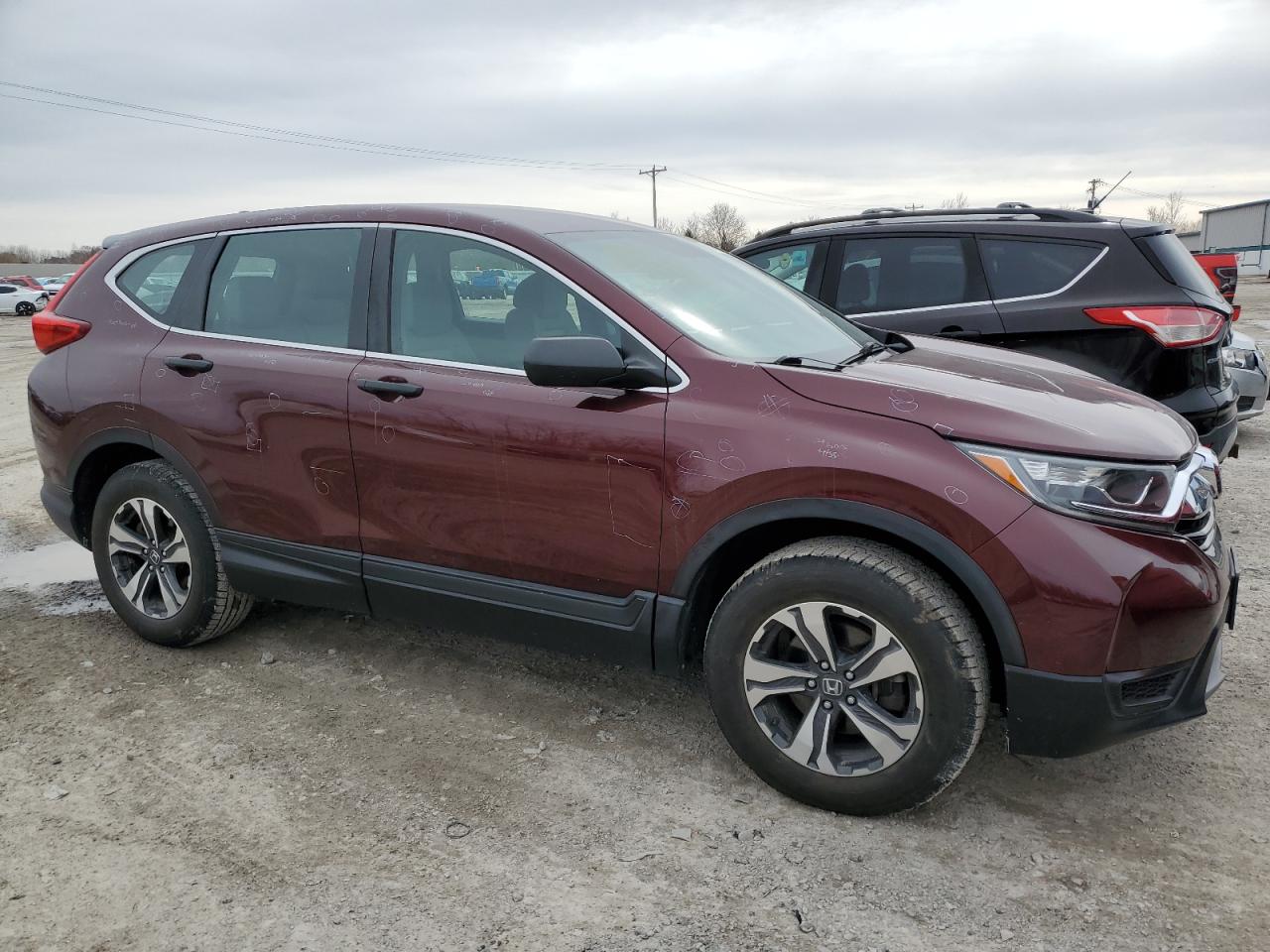 2018 Honda CR-V VIN 2HKRW6H31JH226933 Copart auction photo, hail damage thumbnail 4