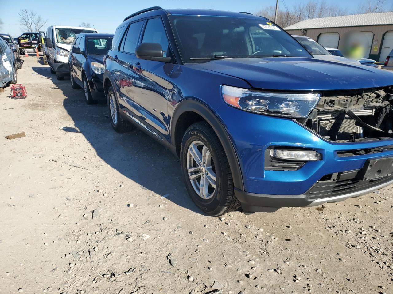 2020 Ford Explorer VIN 1FMSK8DH8LGC26084 Copart auction photo, front end damage thumbnail 4