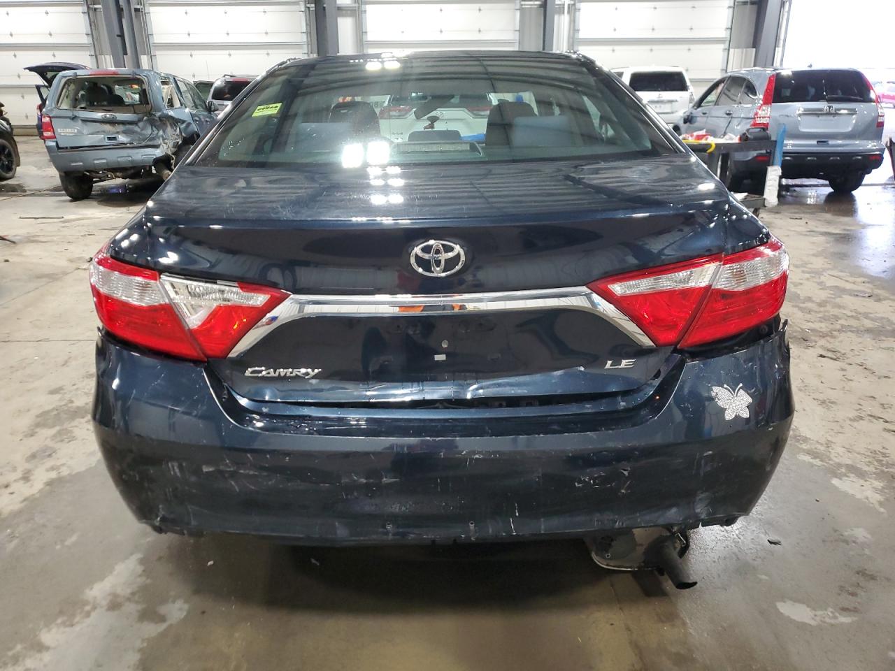 2017 Toyota Camry VIN 4T1BF1FK3HU443362 Copart auction photo, front end / rear end damage thumbnail 6