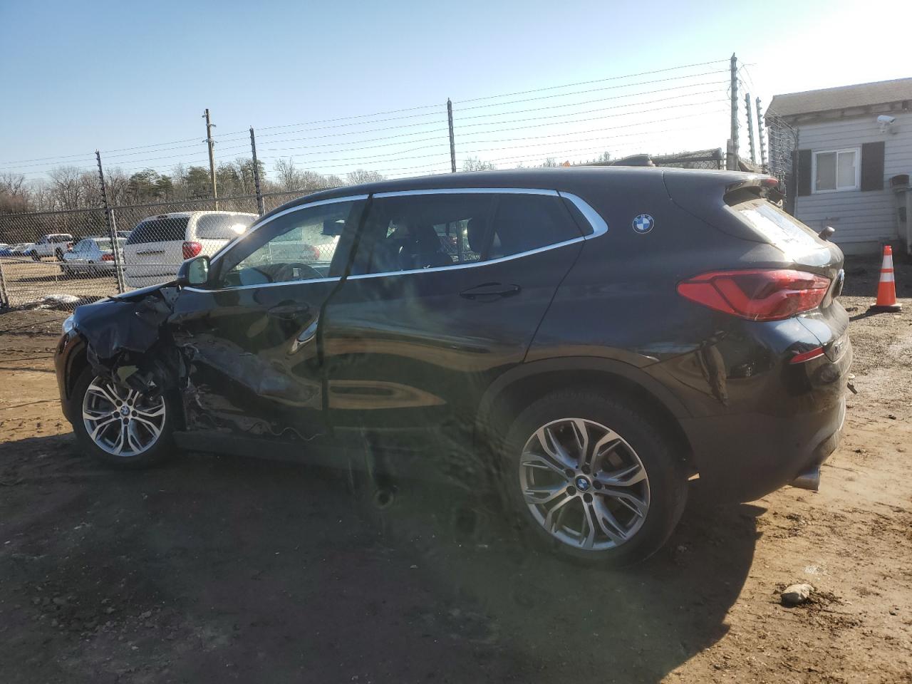 2020 BMW X2 VIN WBXYJ1C05L5P12435 Copart auction photo, front end / side damage thumbnail 2