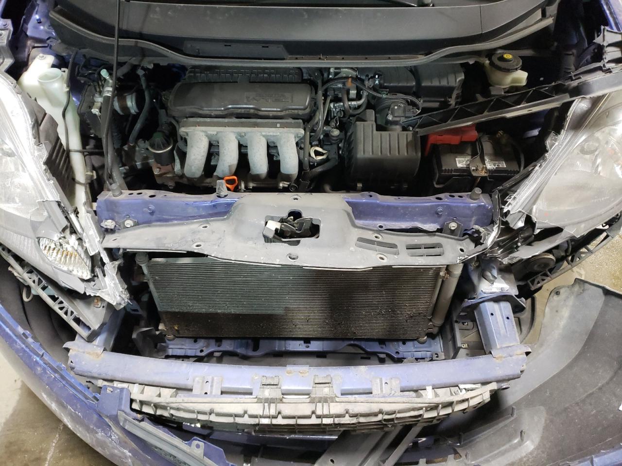 2013 Honda Fit VIN JHMGE8H31DC017387 Copart auction photo, side / front end damage thumbnail 11