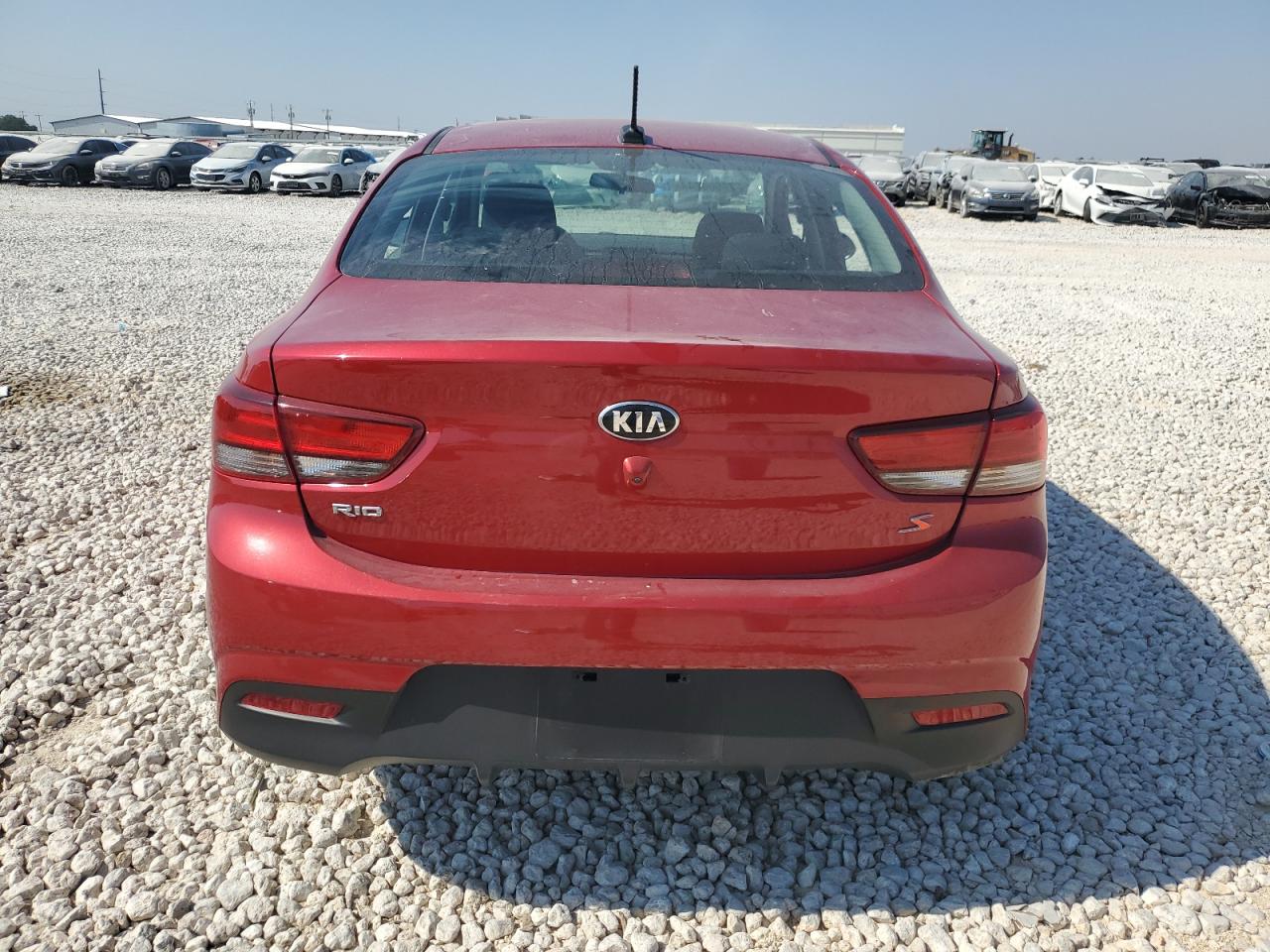 2019 KIA Rio VIN 3KPA24AB3KE167436 Copart auction photo, vandalism damage thumbnail 6