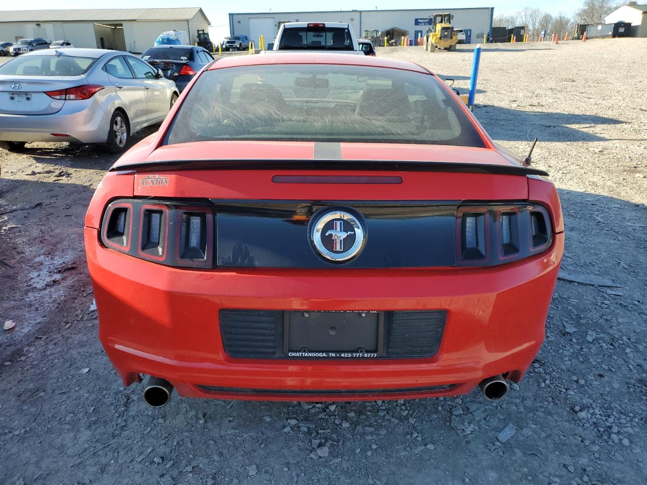 2014 Ford Mustang VIN 1ZVBP8AM8E5276650 Copart auction photo, undercarriage / front end damage thumbnail 6