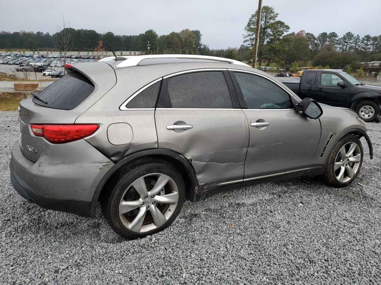 2010 Infiniti FX VIN JN8BS1MWXAM830085 Copart auction photo, all over / mechanical damage thumbnail 3