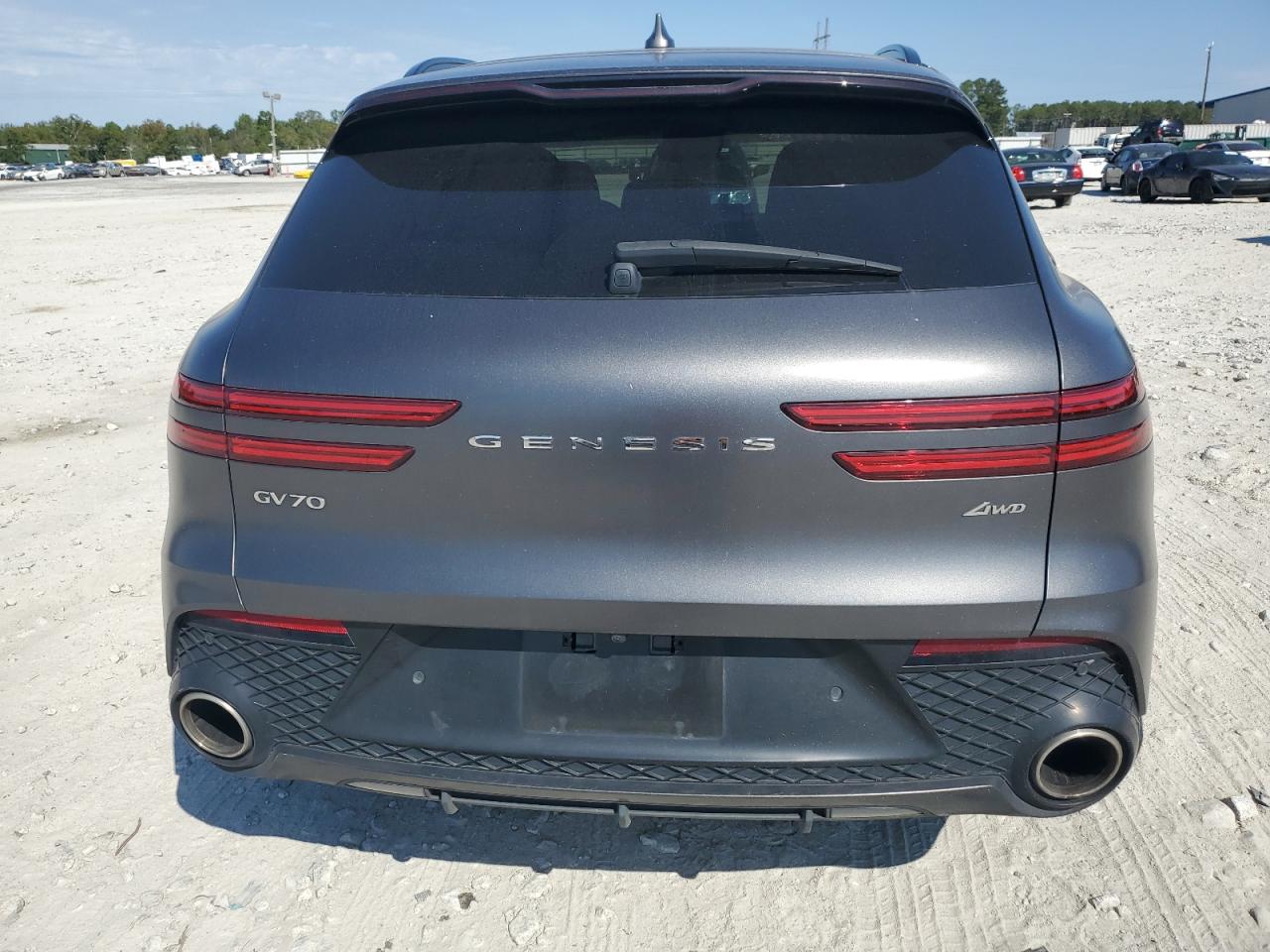 2023 Genesis Gv70 VIN KMUMADTB4PU100878 Copart auction photo, side damage thumbnail 6