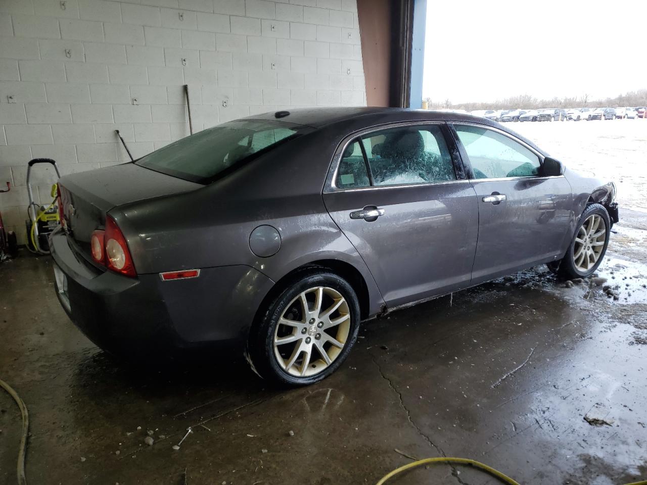 2010 Chevrolet Malibu VIN 1G1ZE5EB5A4114594 Copart auction photo, front end / side damage thumbnail 3