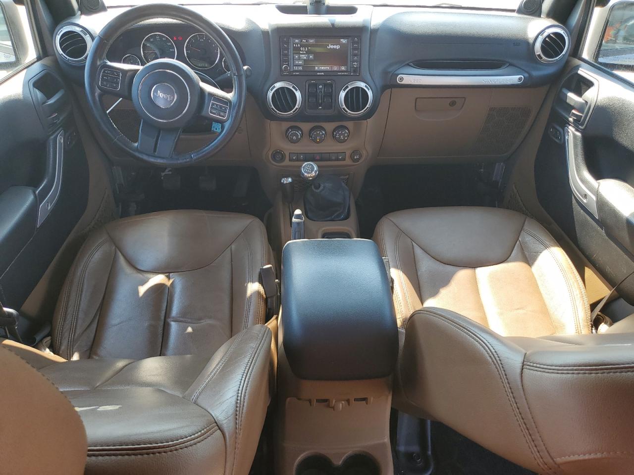 2014 Jeep Wrangler VIN 1C4HJWEG3EL130272 Copart auction photo, side damage thumbnail 8