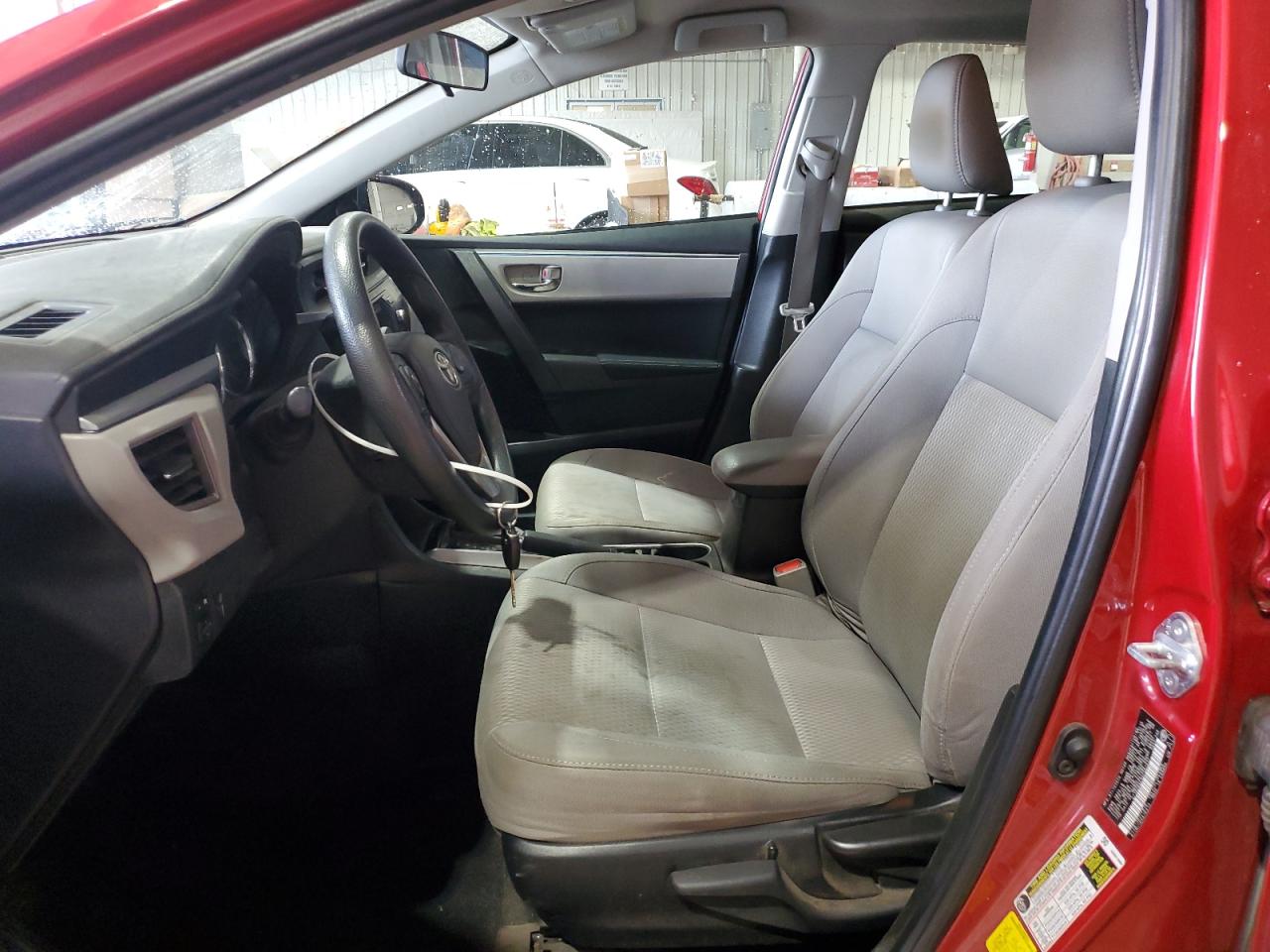 2016 Toyota Corolla VIN 2T1BURHE9GC567017 Copart auction photo, front end / side damage thumbnail 7