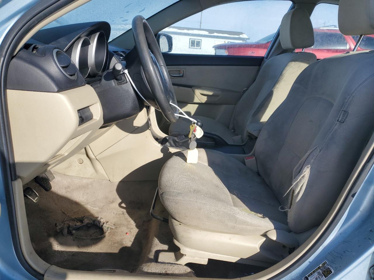 2007 Mazda 3 VIN JM1BK32F571687051 Copart auction photo, all over damage thumbnail 7