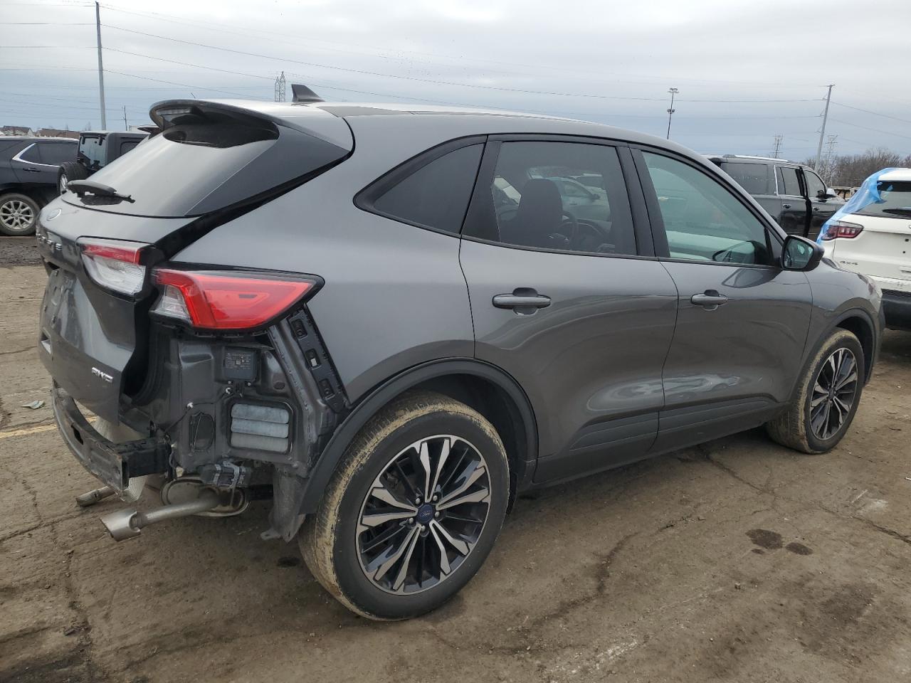 2021 Ford Escape VIN 1FMCU9G62MUB23826 Copart auction photo, rear end damage thumbnail 3