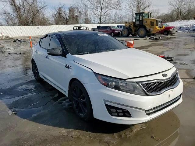 2014 KIA Optima VIN 5XXGR4A63EG276533 Copart auction photo, top/roof damage thumbnail 11