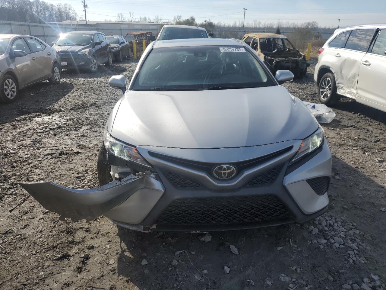 2018 Toyota Camry VIN 4T1B11HK1JU156801 Copart auction photo, all over damage thumbnail 5