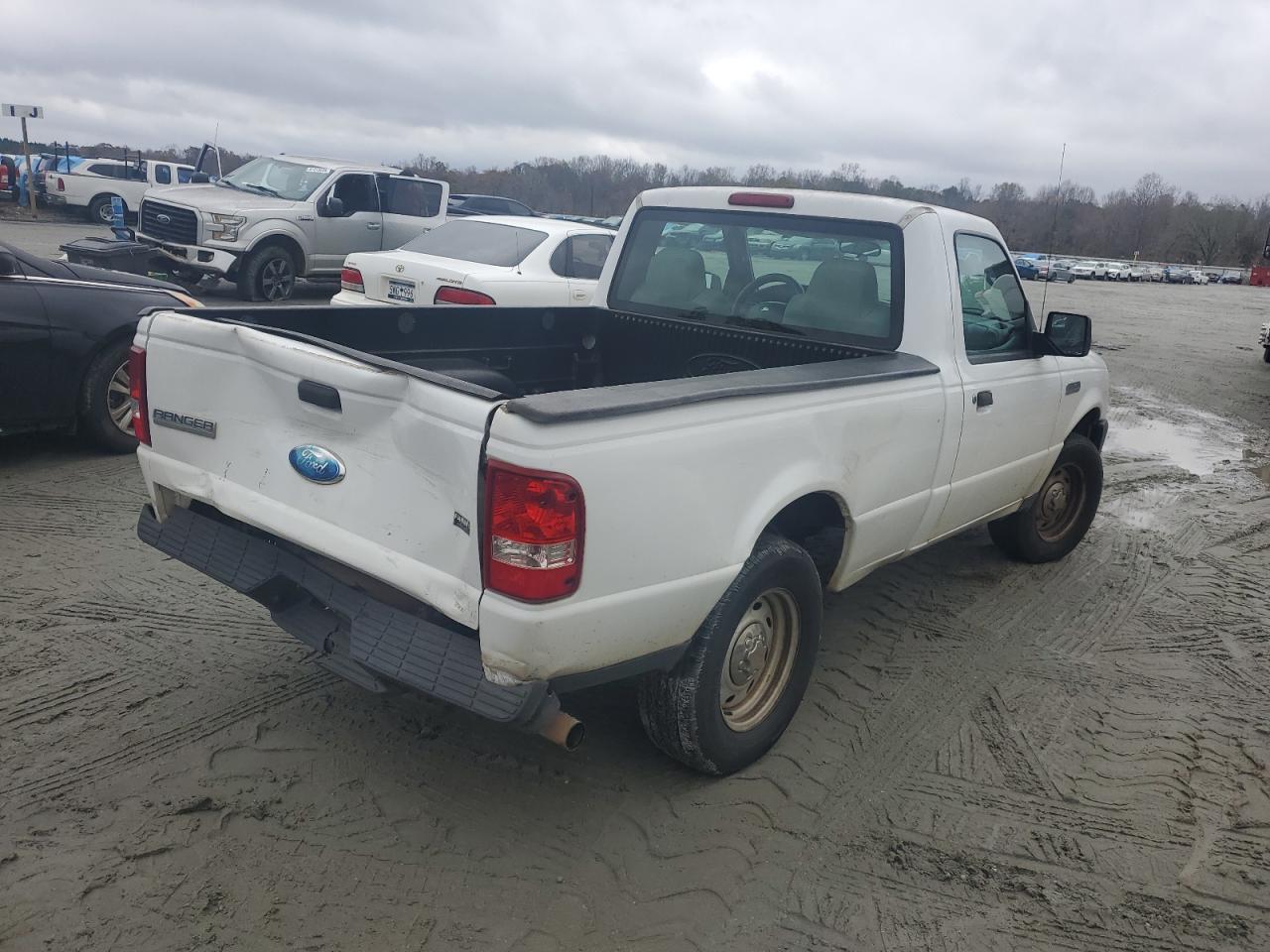 2006 Ford Ranger VIN 1FTYR10UX6PA73264 Copart auction photo, rear end damage thumbnail 3