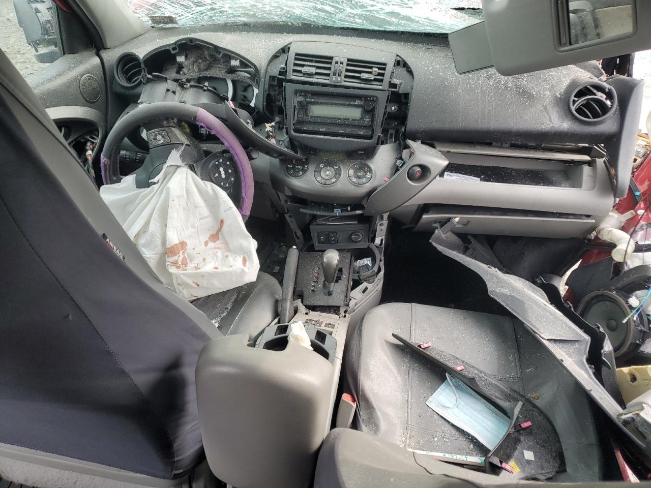 2012 Toyota RAV 4 VIN 2T3DF4DV8CW247084 Copart auction photo, all over / rollover damage thumbnail 8