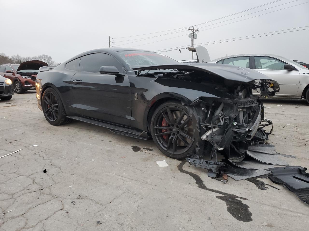 2020 Ford Mustang VIN 1FA6P8SJ9L5505512 Copart auction photo, front end damage thumbnail 4