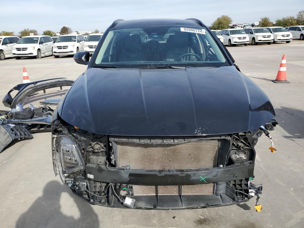 2024 Hyundai Tucson VIN 5NMJF3DE8RH298773 Copart auction photo, side / front end damage thumbnail 5