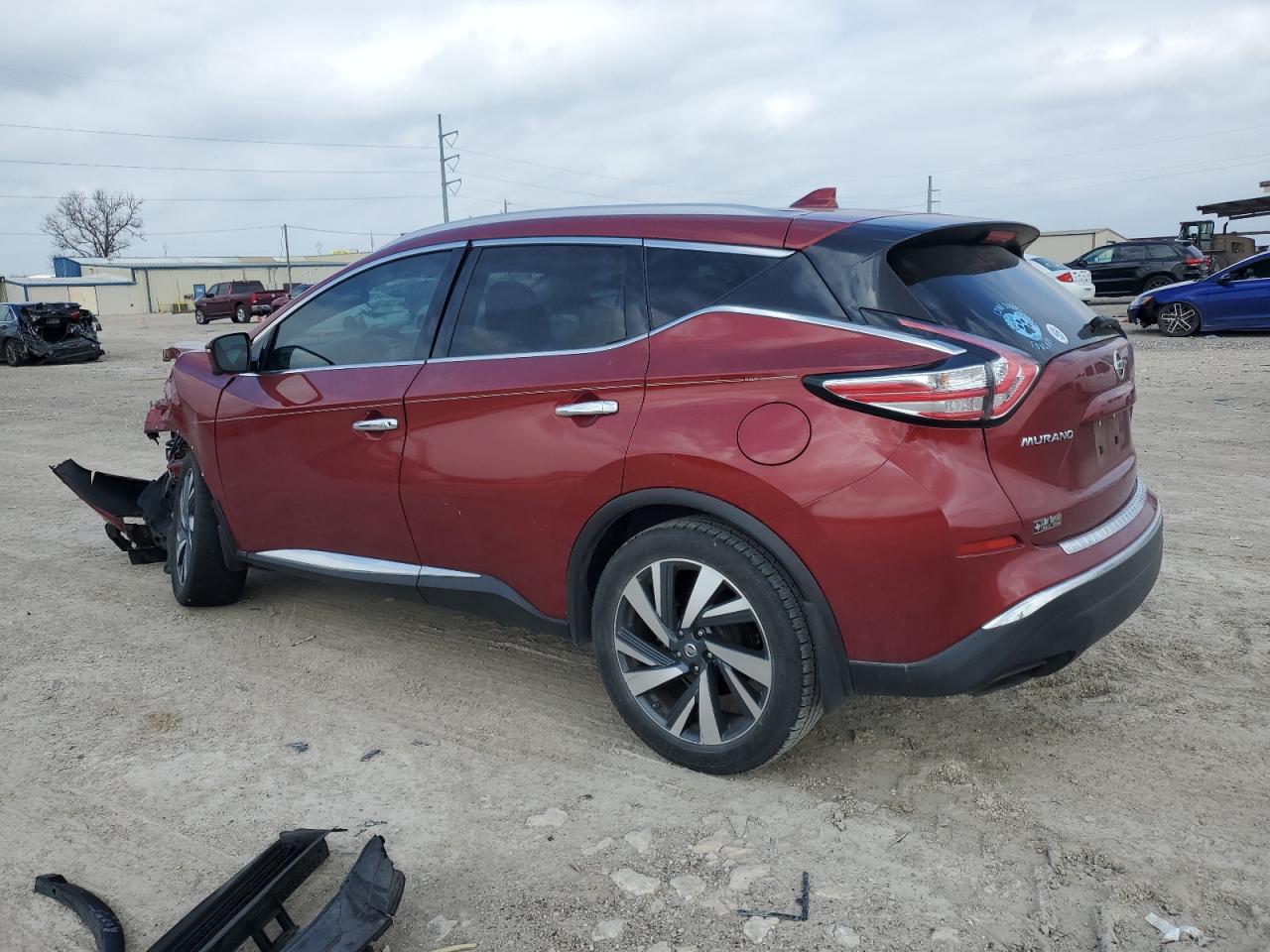 2017 Nissan Murano VIN 5N1AZ2MG5HN149480 Copart auction photo, front end damage thumbnail 2