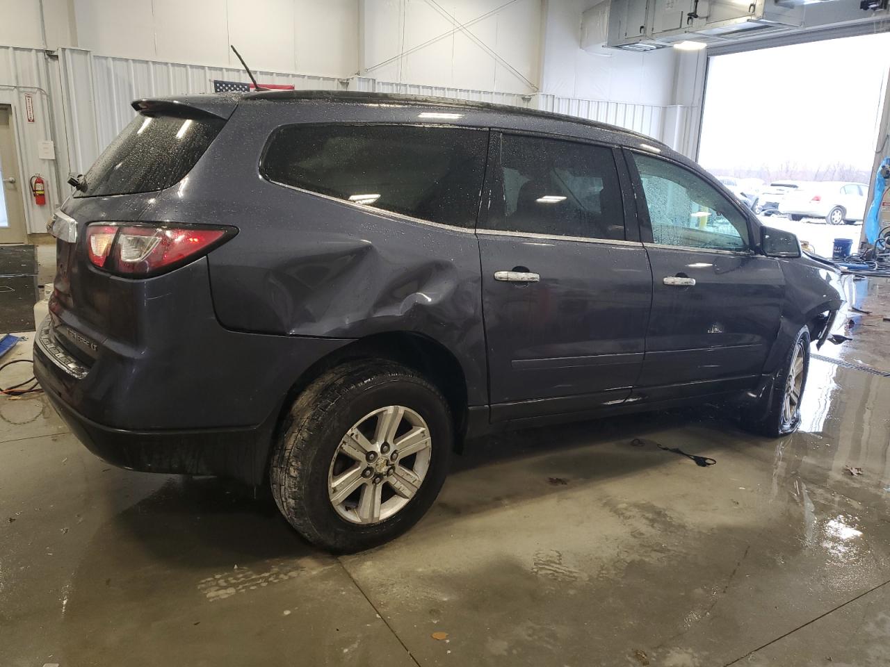 2014 Chevrolet Traverse VIN 1GNKRGKD2EJ299278 Copart auction photo, all over damage thumbnail 3