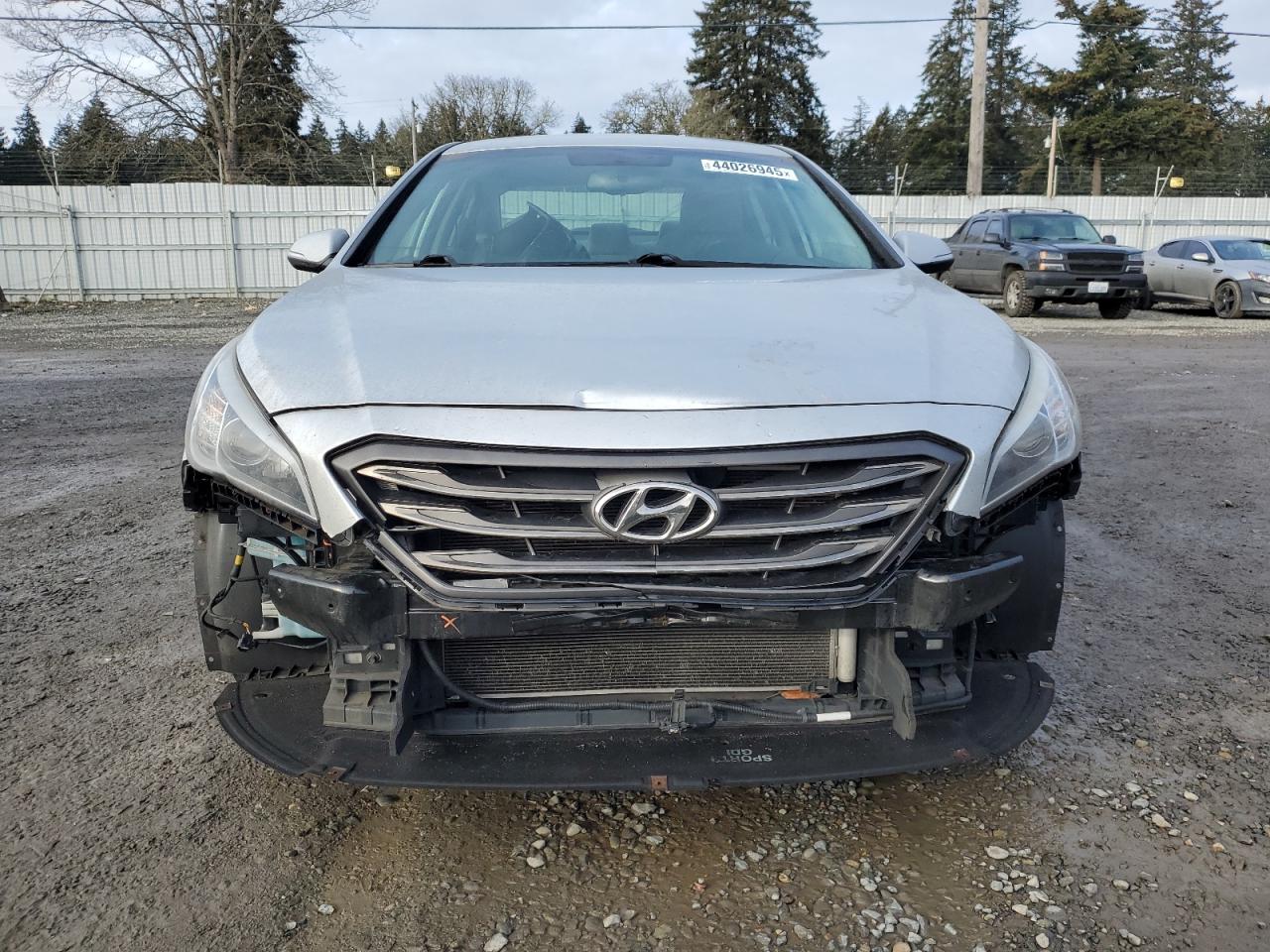 2015 Hyundai Sonata VIN 5NPE34AF8FH032195 Copart auction photo, front end damage thumbnail 5