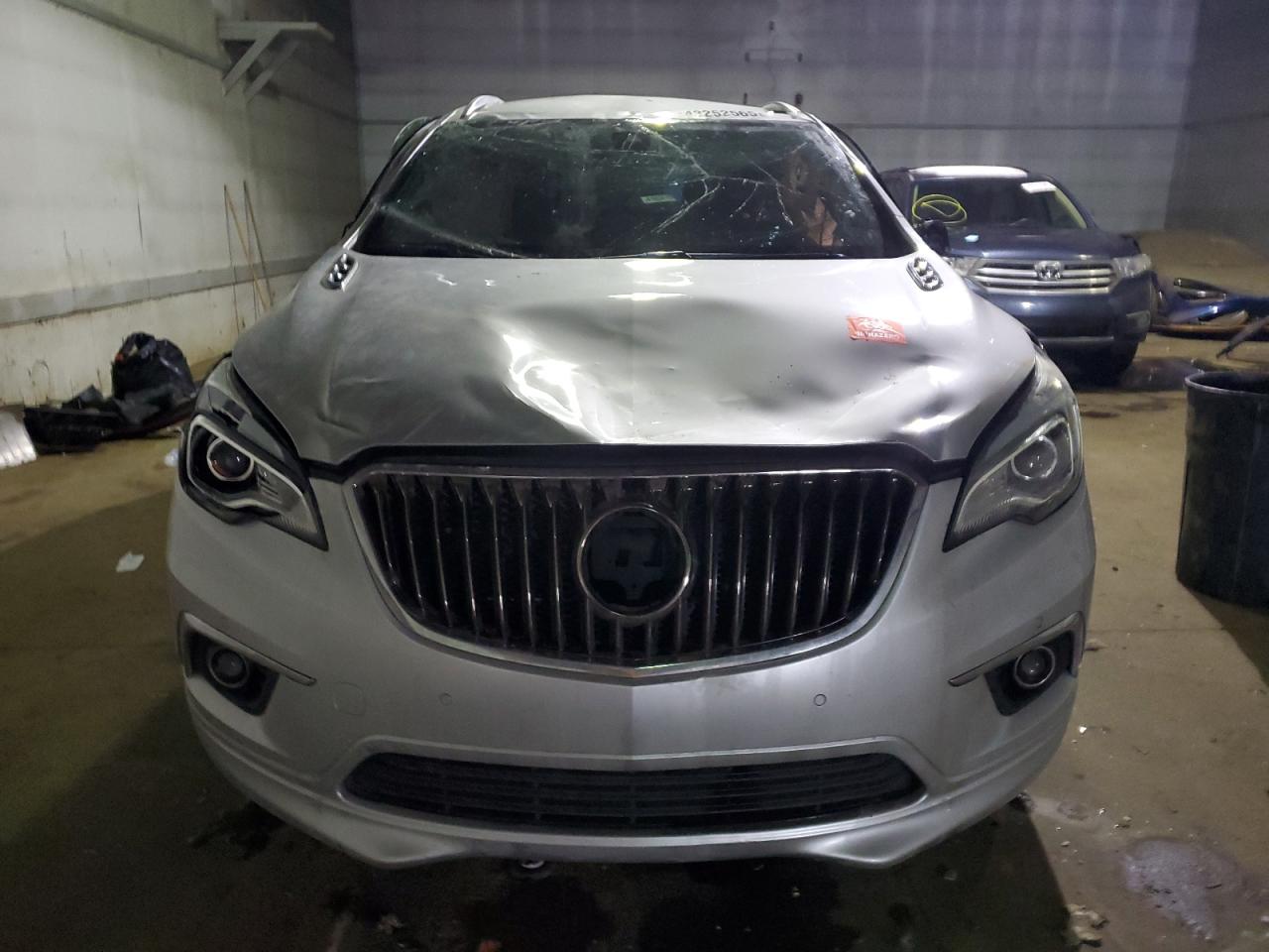 2017 Buick Envision VIN LRBFXESX2HD191744 Copart auction photo, all over damage thumbnail 5